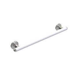 Maniglia di sicurezza cm 83 per bagni disabili e anziani raffaello bianco opaco/cromo Goman RAF-M83/30