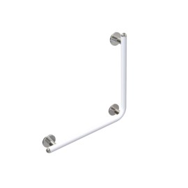 Maniglia angolare 51,5x51,5 bgano disabili bianco opaco goman Goman RAF-M5151/30