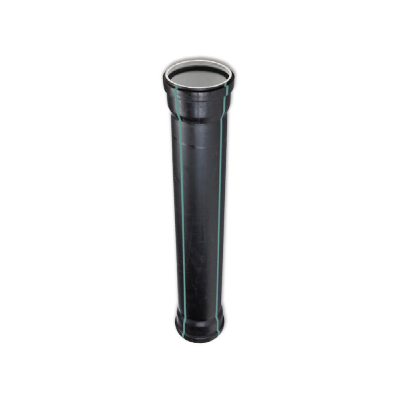 Tubo multistrato di d110 e da 2000 mm usdm con 2 bicchieri insonorizzato Idrobric SFURHT00552B