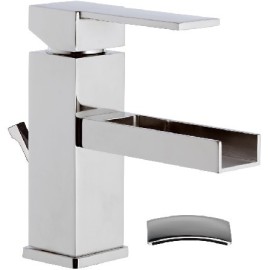 Miscelatore in ottone cromato con bocca a cascata remer Remer QC11