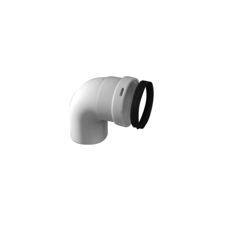 Curva 90 gradi in pp maschio-femmina di d80 mm Idrobric SFUCAL0129CU