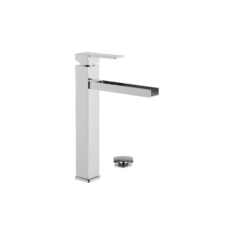 Miscelatore lavabo alto a cascata design moderno remer qubika Remer QC11L