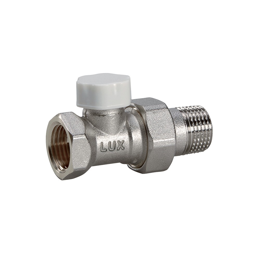 Detentore per Radiatore in Ottone Nichelato Maschio