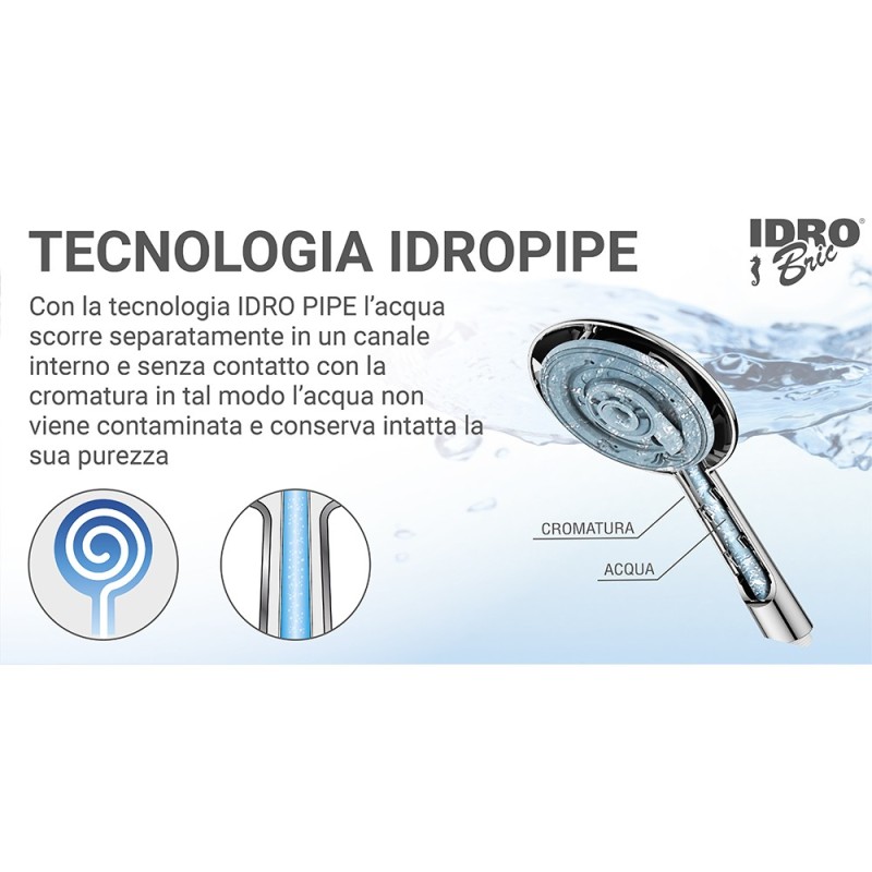 Doccino serie spritz a 5 getti cromato Idrobric BLIDOC0186CR