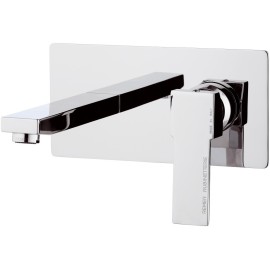 Miscelatore quadrato a parete serie qubika remer Remer Q15