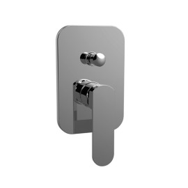 Rubinetto incasso doccia con deviatore serie eden, finitura cromata Idrobric SCARUB0910CR