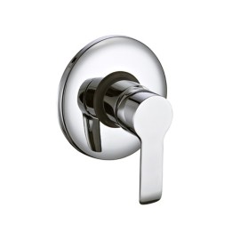 Miscelatore serie ariel monocomando incasso doccia con leva in metallo, finitura cromata Idrobric SCARUB0796CR