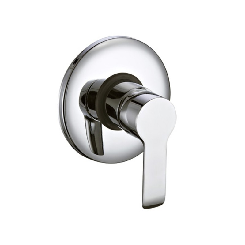 Rubinetto Miscelatore Per Lavabo Ariel, Design Moderno A Leva Singola, Finitura Cromata, Corpo In Ottone, Cartuccia Ceramica Sedal, Garanzia 5 Anni, Con Scarico Incluso