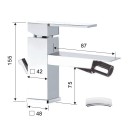 Rubinetto monocomando per bidet - serie qubika Remer Q20