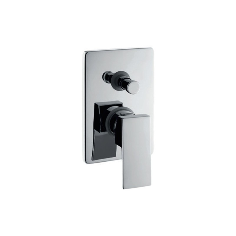 Miscelatore incasso doccia serie zoe con deviatore, finitura cromata Idrobric SCARUB0907CR