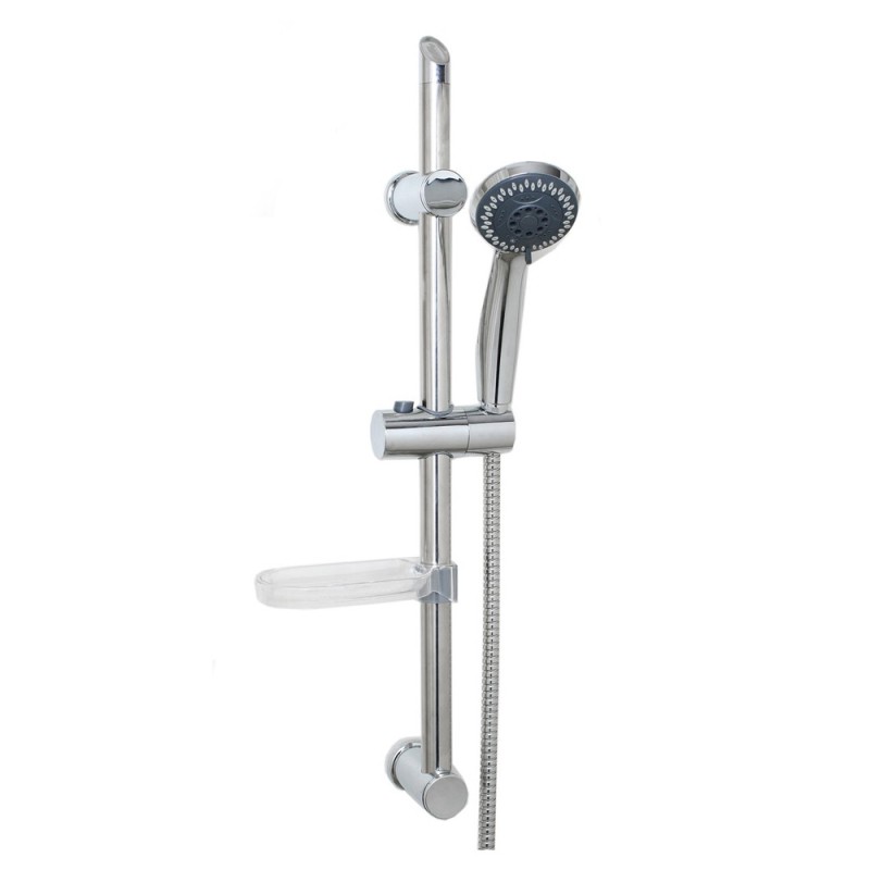Saliscendi serie tango a 5 getti, cromato Idrobric BLISAL0046CR