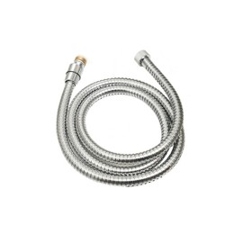 Flessibile da 150 cm in acciaio cromato, doppia aggraffatura Idrobric BLIFLE0024CR