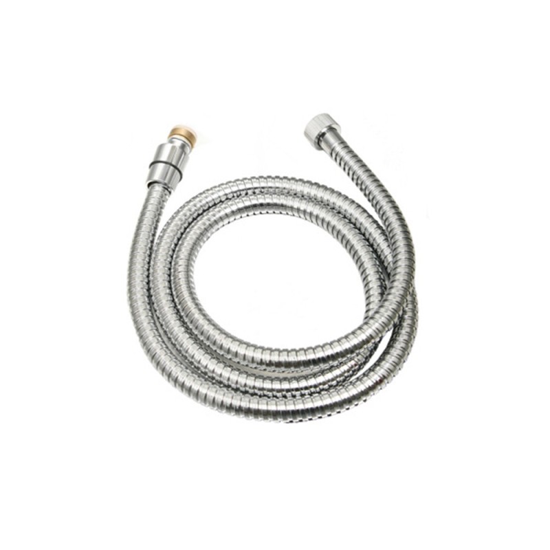 Flessibile da 150 cm in acciaio cromato, doppia aggraffatura Idrobric BLIFLE0024CR