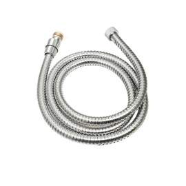 Flessibile da 200 cm in acciaio cromato, doppia aggraffatura Idrobric BLIFLE0025CR