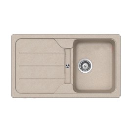 Lavello avena 1 vasca e sgocciolatoio 86x50 Idrobric SCACER0531LA