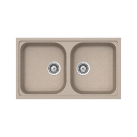 Lavello avena 2 vasche Idrobric SCACER0533LA