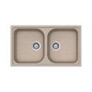 Lavello avena 2 vasche Idrobric SCACER0533LA