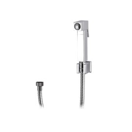 Set doccetta bidet relax sq con doccia quadrata, flessibile e supporto lux Remer 332332OS