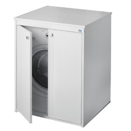 Nascondi lavatrice in resina con ante in kit Negrari 5012P