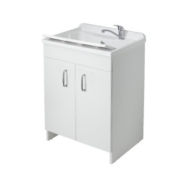 Lavatoio in legno montato con imballo rinforzato 60 x 50 Negrari 7002CIR