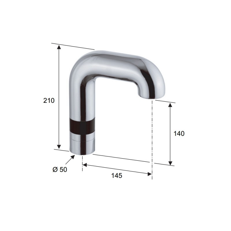 Rubinetto elettronico per lavabo serie sensor remer Remer SE15
