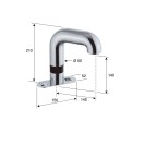 Sensor - rubinetto elettronico con basetta Remer SE15B