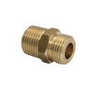 Nipples in ottone maschio con filettatura destra-sinistra Idrobric SACGAS0056NI