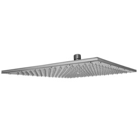 Soffione a pioggia quadrato piatto 35x35 Remer 359SSXLX
