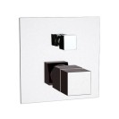Rubinetto termostatico da incasso con deviatore per vasca-doccia - serie skyline thermo Daniel Rubinetterie SKT612CR
