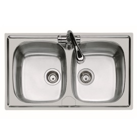 Lavello inox 2 v 86x50 incasso Foster SPA U81021 2
