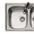 Lavello inox 2 v 86x50 incasso Foster SPA U81021 2