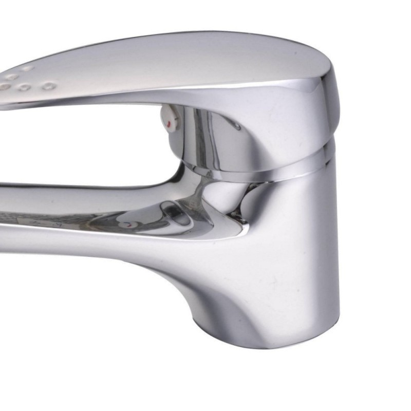 Rubinetto miscelatore economico per lavabo serie punto Idrobric SCARUB0109CR