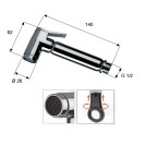 Doccetta bidet a pulsante lux cromata Remer 332OLA