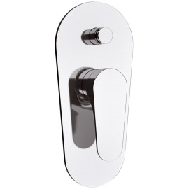 Rubinetto vasca/doccia incasso con deviatore e piastra - serie class line Remer L09L