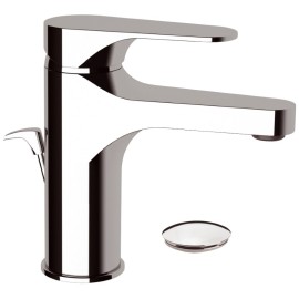 Miscelatore per lavabo con o senza scarico automatico serie class line Remer L11