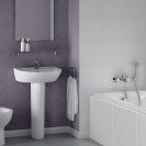 Lavabo serie quarzo / palio 60 cm. Ceramica dolomite SFUCER0431LA Lavabo serie quarzo / palio 60 cm. Ceramica dolomite SFUCER0431LA