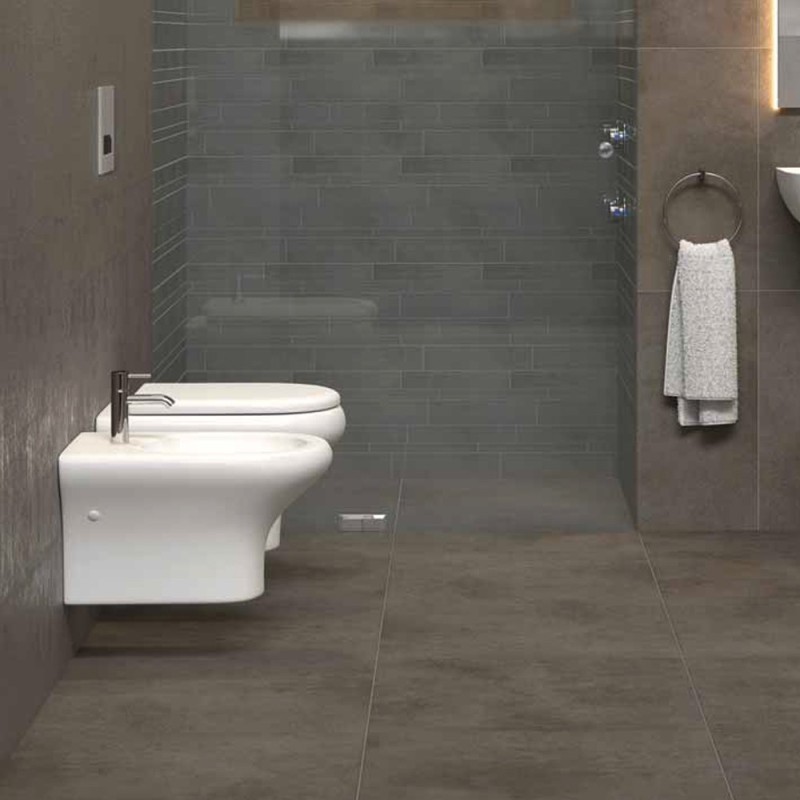 Vaso sospeso scarico a parete - serie touring con tecnologia rimless Idrobric SCACER0240VR