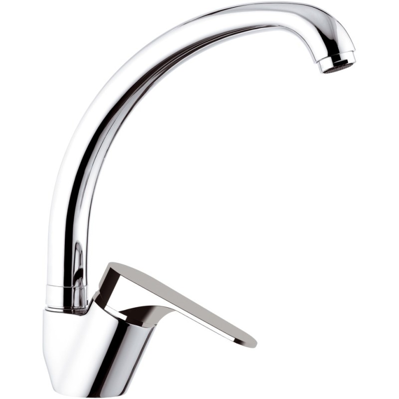Miscelatore per lavello con bocca alta girevole tipo lusso - serie class line Remer L42