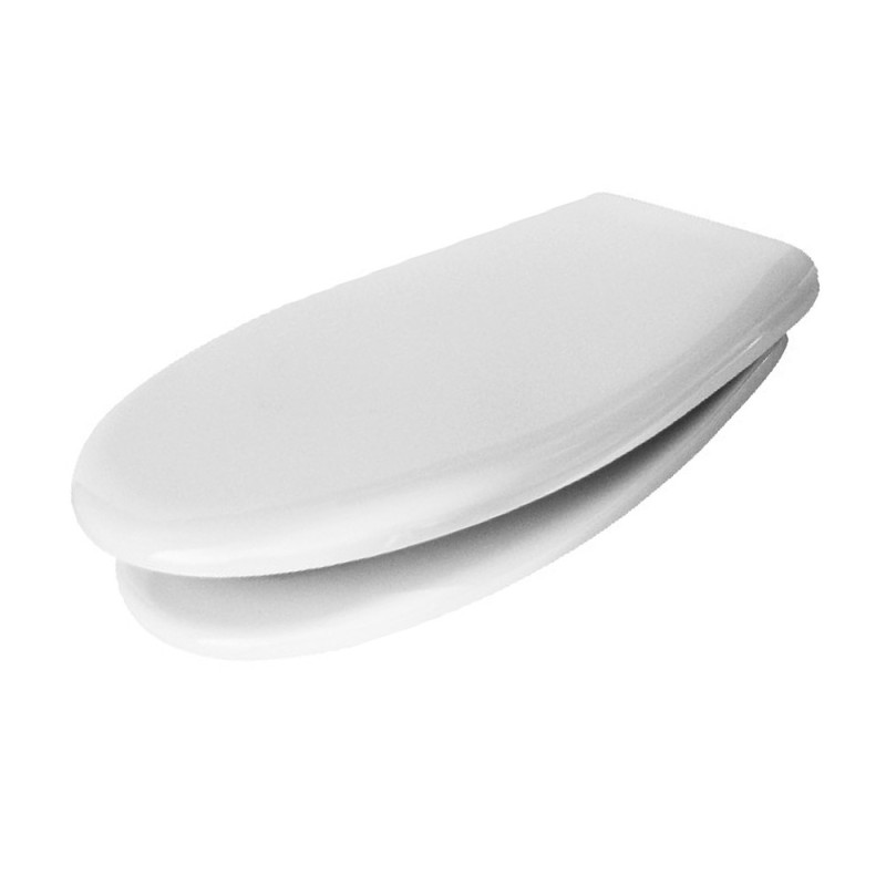 Sedile wc con cerniere inox soft close adattabile a modelli pozzi ginori e roca Dinoplast SCACER0485SE
