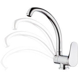 Rubinetto per lavello con bocca alta girevole tipo lusso - serie class line Remer L42R