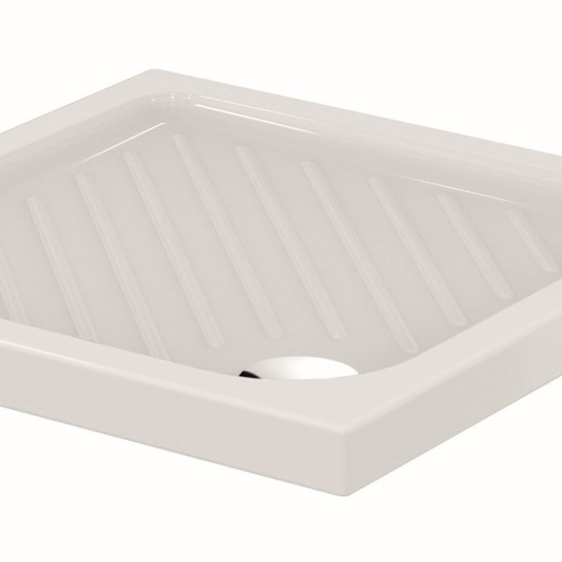 Piatto doccia 100x80 antiscivolo in ceramica - serie gemma 2 Ceramica dolomite SFUCER0350PD