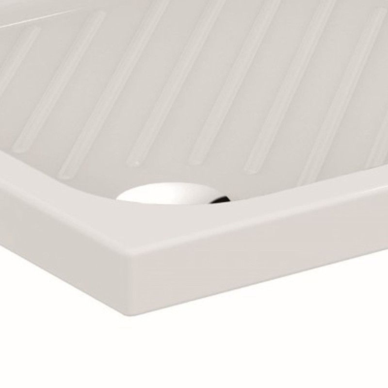Piatto doccia 100x80 antiscivolo in ceramica - serie gemma 2 Ceramica dolomite SFUCER0350PD