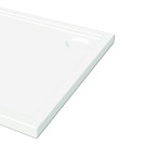 Piatto doccia 90 x 90 h 5 cm acrilico oceano semicircolare Idrobric SCACER0212PD