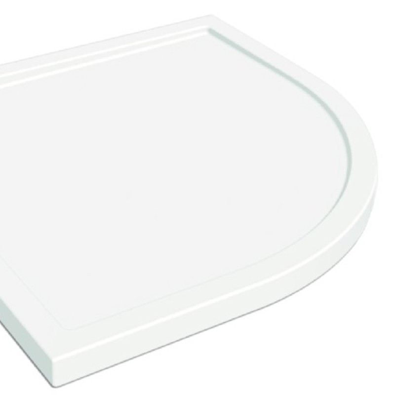 Piatto doccia 90 x 90 h 5 cm acrilico oceano semicircolare Idrobric SCACER0212PD
