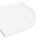 Piatto doccia 90 x 90 h 5 cm acrilico oceano semicircolare Idrobric SCACER0212PD