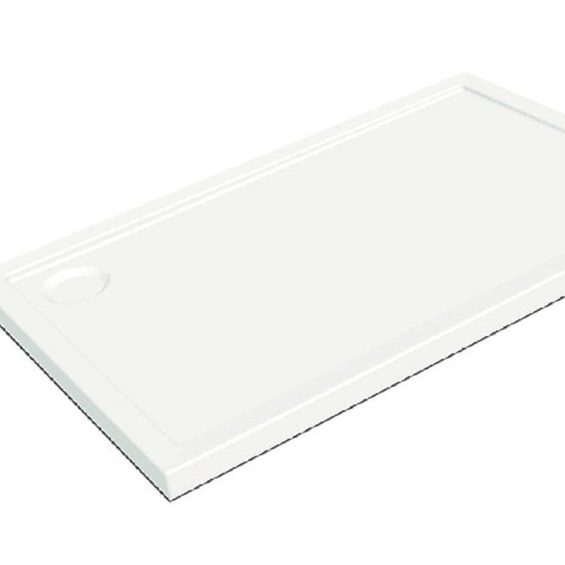Piatto doccia 80x100 acrilico oceano h 5 ultraslim Idrobric SCACER0201PD