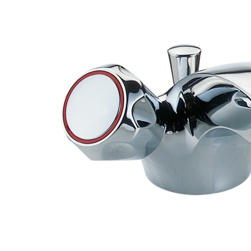 Rubinetto monoforo bidet scudetto cromato Idrobric J79937