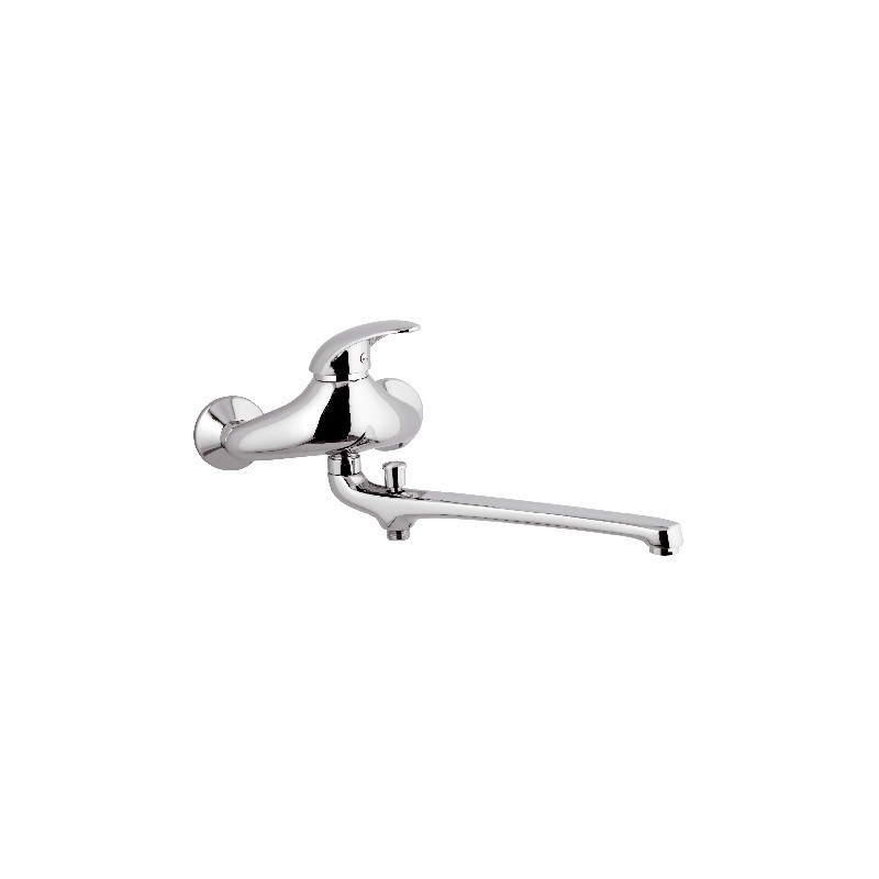 Rubinetto lavabo/vascacon bocca fusa lunga 30 cm - serie ten Remer T46 Rubinetto lavabo/vascacon bocca fusa lunga 30 cm - serie ten Remer T46