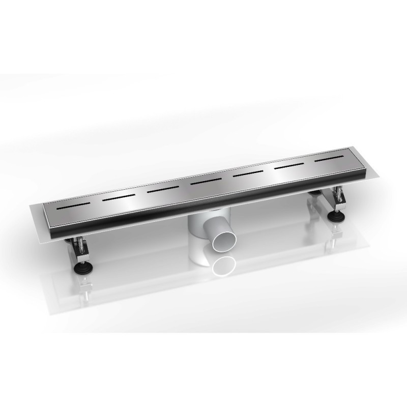 Canalina di scarico 70x9 con griglia removibile in acciaio inox anas Idroclic ICCFD70D