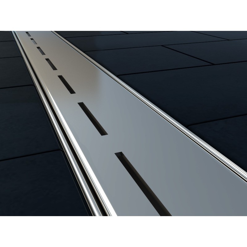 Canalina di scarico 70x9 con griglia removibile in acciaio inox anas Idroclic ICCFD70D